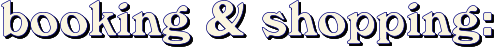 booking & shopping: